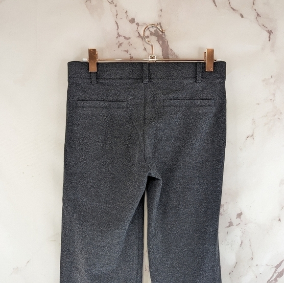 Betabrand Pant Womens XS X 30 Gray Mid Rise Straight Leg Heathered Reg - Picture 6 of 12